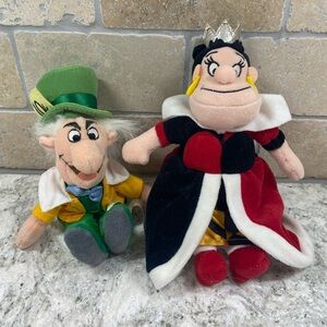Disney Mad Hatter & Queen of Hearts  Set Alice in Wonderland